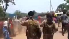 Police sets camp in Silger after protest turns violent | Chhattisgarh