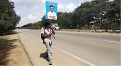 सोनू सूद से मदद मांगने हैदाराबाद से मुंबई पैदल निकला उनका फैन, एक्टर ने कहा- जान जोखिम में मत डालो