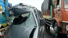 Surat: રિંગરોડ ફ્લાય ઓવરબ્રિજ પર ટ્રક અને વાન વચ્ચે સર્જાયો ગમખ્વાર અકસ્માત