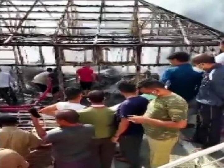 Fire Breaks Out Inside Mata Vaishno Devi Shrine Premises In Jammu rescue operations on Fire Breaks Out At Mata Vaishno Devi Shrine In Jammu; No Injuries Reported, Cash Counter Damaged