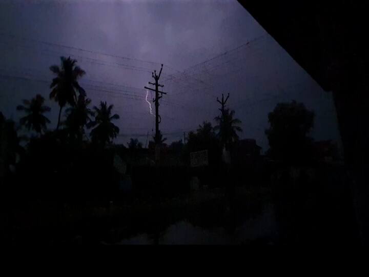 Lightning rain in Chengalpattu and Kanchipuram district காஞ்சிபுரம் :  செங்கல்பட்டில் மின்னல், இடியுடன் குளிர்வித்த மழை : மகிழ்ச்சியில் மக்கள்