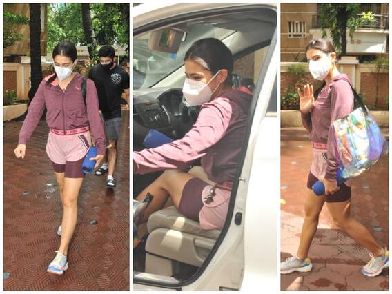 Spotted: अनलॉक होते ही जिम पहुंची Sara Ali Khan, ड्रग्स केस में नाम आने से बनी हुई हैं सुर्खियों में Spotted: अनलॉक होते ही जिम पहुंची Sara Ali Khan, ड्रग्स केस में नाम आने से बनी हुई हैं सुर्खियों में