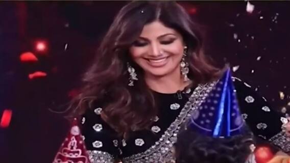 Shilpa Shetty Kundra celebrates birthday on 'Super Dancer' sets