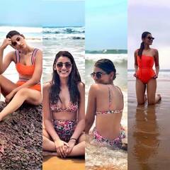 ગરમીમાં દરિયાકિનારે મજા કરી રહી છે જસપ્રીત બુમરાહની પત્ની સંજના ગણેશન, તસવીરો થઇ વાયરલ