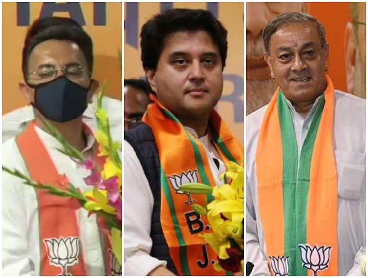 know about key Congress leaders who joined bjp जानिए पिछले सालों में कांग्रेस के किन-किन बड़े नेताओं ने ज्वाइन की BJP, सिंधिया-संजय सिंह जैसे नाम शामिल