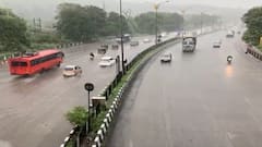 Navi Mumbai : नवी मुंबईत दुपारनंतर पावसाचा जोर वाढला