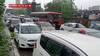 Mumbai Rain: पावसामुळे पूर्व द्रुतगती मार्गावर वाहतूक कोंडी; घाटकोपरजवळ वाहनांच्या लांबच लांब रांगा