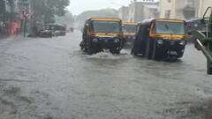 Mumbai Rain : मुसळधार पावसाचा मुंबईत रस्ते वाहतुकीवर परिणाम, चेंबूर परिसरात पाणी साचलं