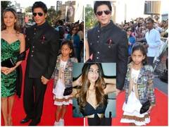 Suhana Khan's Childhood PICS Posing On Red Carpet With Shah Rukh Khan And Gauri Goes Viral