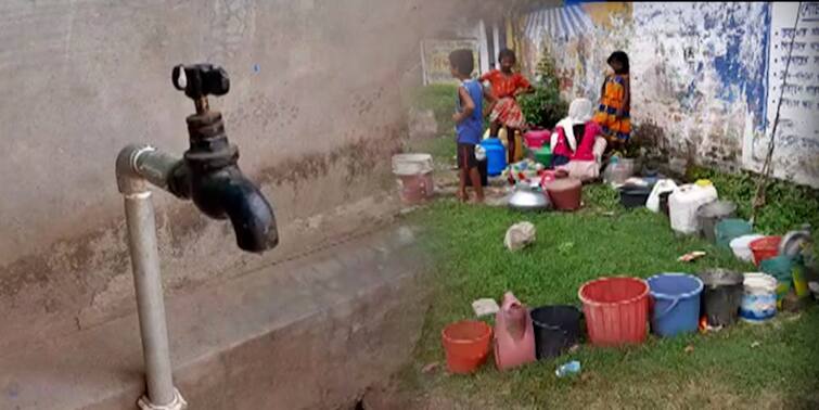 A tubewell relying on drinking water, two hundred families in crisis, পানীয় জলের জন্য ভরসা একটা টিউবঅয়েল, সঙ্কটে দুশো পরিবার, তুঙ্গে রাজনৈতিক তরজা