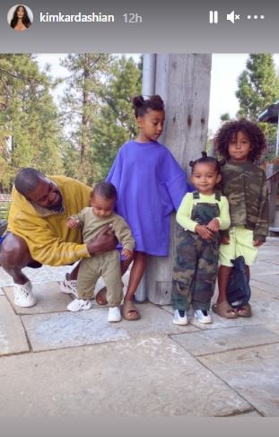 Amid Divorce Kim Kardashian Wishes Estranged Husband Kanye West On His 44th Birthday With Family Photo, Says 'Love U for Life