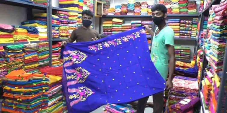 Jamai Shasti 2021: Shantipur loom market got opened before one week of this bengali festival amid Covid19 Shantipur Loom Market Reopened : জামাইষষ্ঠীর আগে খুলল শান্তিপুরের তাঁতের হাঁট, বিক্রিবাটা কেমন ?
