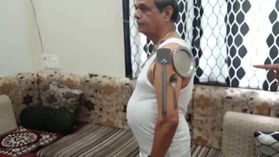 Nashik : शरीराला स्टीलच्या वस्तू चिकटणाऱ्या अरविंद सोनार यांची वैद्यकीय पथकाकडून तपासणी