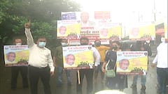 Navi Mumbai International Airport ला दि. बा. पाटील यांचं नाव द्या, स्थानिकांची मागणी