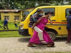 कोरोना पॉजिटिव ससुर को पीठ पर उठाकर 2 किमी चली बहू, लेकिन नहीं बचा पाई ससुर की जान