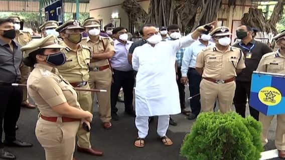 पुणे पोलीस मुख्यालयातील बांधकामावरुन Ajit Pawar यांनी अधिकारी-ठेकेदाराला खडसावलं
