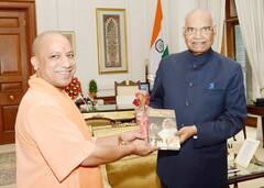 CM Yogi President Meeting: राष्ट्रपति भवन में Ramnath Kovind से मिले सीएम, अहम मुद्दों पर होगी चर्चा