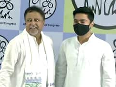Mukul Roy, His Son Make 'Ghar Wapsi' As Duo Formally Rejoins TMC In Mamata's Presence