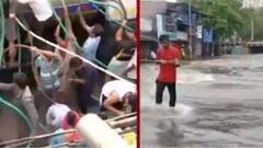 Delhi में पानी की किल्लत, Mumbai में बारिश से हाल बेहाल