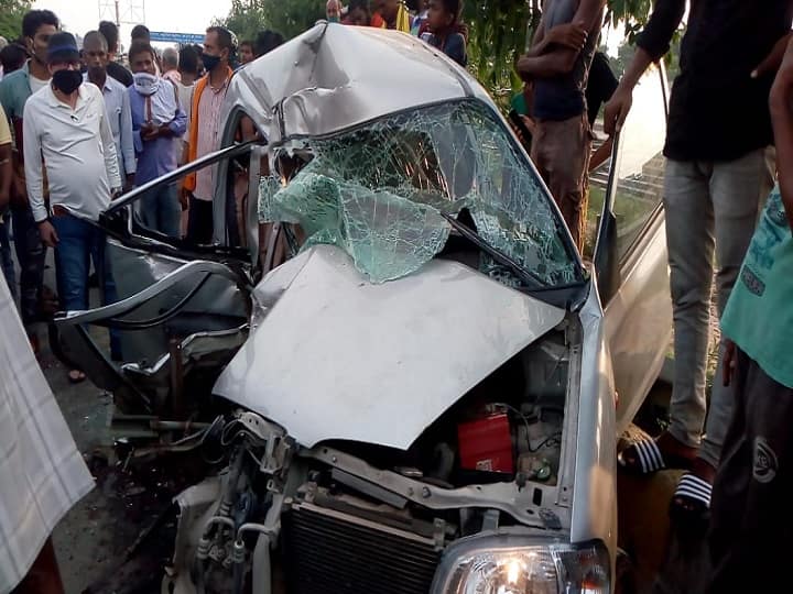 पटना में भीषण सड़क हादसा, टैंकर और कार की टक्कर में तीन युवकों की मौत, दो घायल