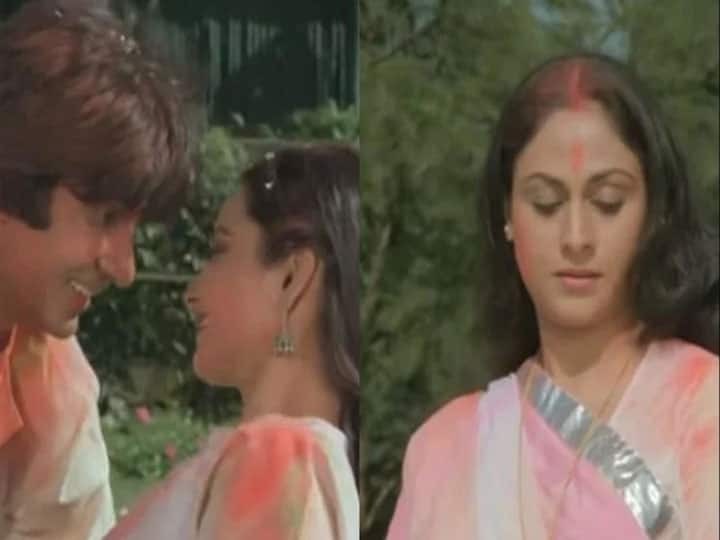 Amitabh bachchan jaya bachchan and rekha holi song rang barse Amitabh Bachchan ने Jaya Bachchan के सामने लगाया था Rekha को रंग, पढ़े ये मज़ेदार किस्सा...