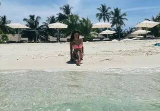 Disha Patani એ ગ્લેમરસ લુકમાં શેર કરી તસવીર, બીચ કિનારે જોવા મળી અભિનેત્રી