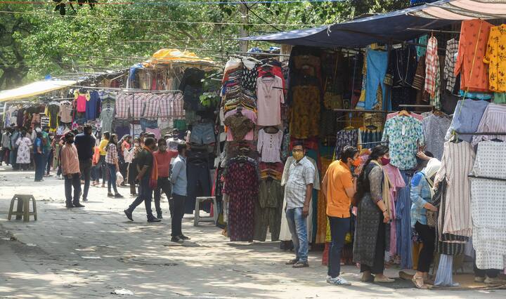 All market complexes, malls will now be completely open from 10 am to 8 pm from tomorrow. Till Sunday (June 13), only a few shop were open at Gujarati handicraft market in Janpath due to the ongoing COVID19-induced lockdown, in New Delhi. (Image: PTI)