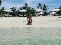 Disha Patani ने ग्लैमरस लुक में शेयर की तस्वीर, बीच किनारे चिल करती आईं नजर