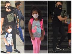 SPOTTED: मुंबई में अपने ऑफिस के बाहर बच्चों संग नज़र आईं सनी लियोनी, देखें तस्वीरें