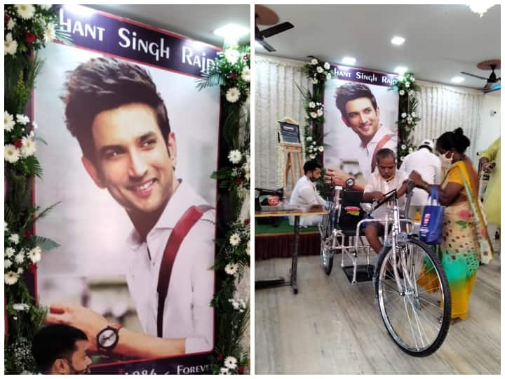 Sushant Singh First Death Anniversary : Needy People Were Given Many Things ann Sushant Singh Rajput Death Anniversary : सुशांत की याद में जरूरतमंदों को कुछ इस तरह से की गई मदद