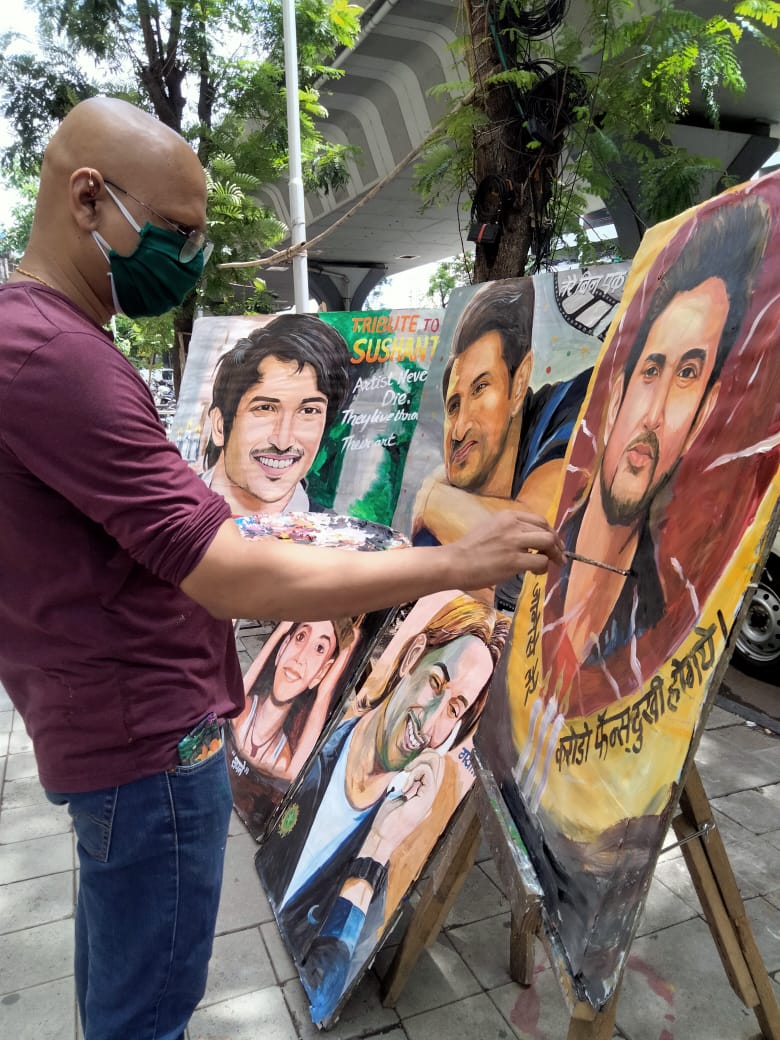 Sushant Singh Rajput Death Anniversary: Painter Creates Stunning Portraits To Pay Tribute To SSR