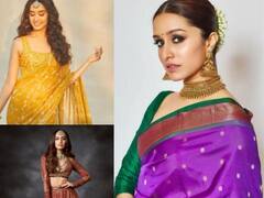 In Photos : Shraddha Kapoor च्या पाच पारंपरिक लूकमध्ये शाही पोज, श्रद्धा कपूरचे टॉप 5 इंडियन लूक!