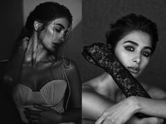 पूजा हेगड़े ने ब्रालेट टॉप में ढाया कहर, गोर्जियस मोनोक्रॉम तस्वीरों में देखिए उनका धांसू लुक