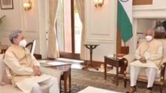 CM Tirath Delhi Visit: राष्ट्रपति रामनाथ कोविंद से शिष्टाचार भेंट, कई मुद्दों पर चर्चा