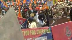 Captain ਦੇ ਰਿਹਾਇਸ਼ ਵੱਲ ਜਾਂਦਿਆ Akali Dal ਤੇ Police 'ਚ ਖੜਕੀ, ਚੱਲੇ Water Cannon,ਲੀਡਰ ਗ੍ਰਿਫਤਾਰ