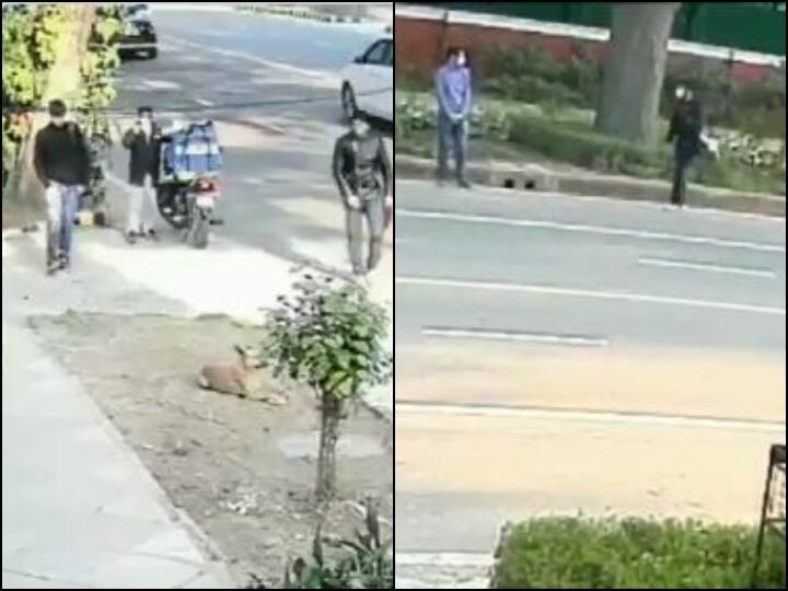 दिल्ली में इज़राइली दूतावास के पास हुए विस्फोट मामले में दो संदिग्धों की CCTV फुटेज आई सामने