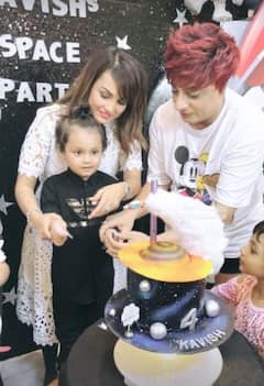IN PICS: Nisha Rawal Celebrates Son Kavish’s 4th Birthday Sans Karan Mehra Amid Domestic Dispute With Husband!