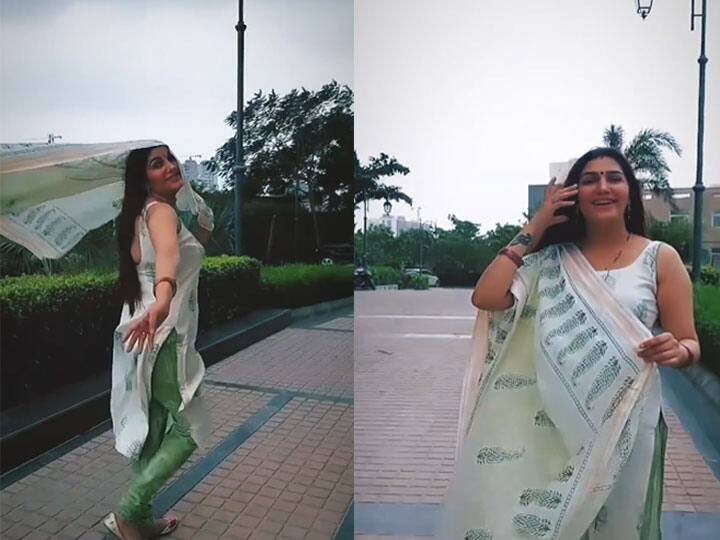 Sapna Choudhary ka Song Sapna Choudhary Dance video on Mohabbatein Song हरियाणवी ठुमके छोड़ बॉलीवुड की फैन हुईं Sapna Choudhary, आंचल लहराकर बोलीं- ‘हमको हमीं से चुरा लो’