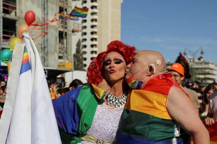 ஜெருசலேம் ப்ரைட் திருவிழாவின் ஒரு பகுதி