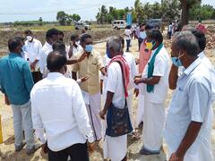 அமைச்சரிடம் புகார் அளிக்க வந்த விவசாயிகள்; தடுத்து மிரட்டிய திமுகவினர்!  