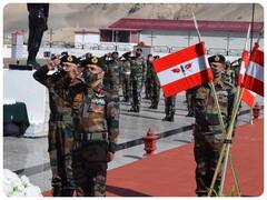 One year Of Galwan Valley Clash: फायर एंड फ्यूरी कोर ने गल्वन घाटी में शहीद जवानों को दी श्रद्धांजलि