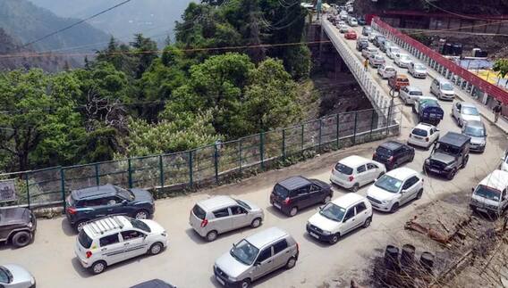 Shimla 'ਚ UNLOCK ਤੋਂ ਬਾਅਦ ਉਮੜਿਆ ਸੈਲਾਨੀਆਂ ਦਾ ਸੈਲਾਬ