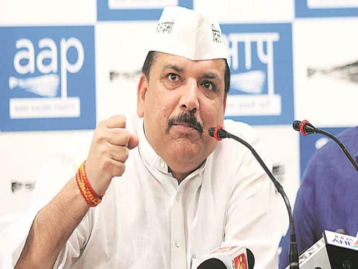 Aam Aadmi Party MP Sanjay Singh accused theft of donations in purchase of another land in Ayodhya अयोध्या जमीन विवाद पर संजय सिंह बोले- 7 दिन हो गए, न जांच शुरू हुई, न ही मुझपर मानहानि का केस हुआ