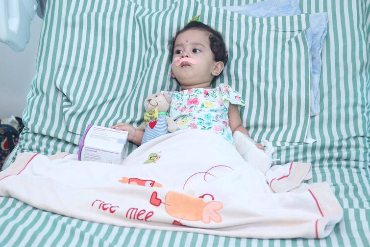 Vedika Shinde was given medicine today आनंदाची बातमी! वेदीकाला 'ते' 16 कोटीचे इंजेक्शन आज दिले