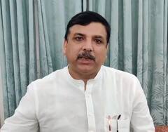 AAP नेता संजय सिंह के घर कालिख पोती, सांसद ने कहा- मेरी हत्या कर दो, लेकिन मंदिर का चंदा चोरी नहीं करने दूंगा