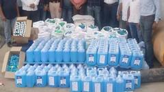 Sanitizer Scam: জাল স্যানিটাইজার বানিয়ে বাজারে রমরমিয়ে ব্যবসা, রাজারহাটে ইবির অভিযানে ধৃত ১