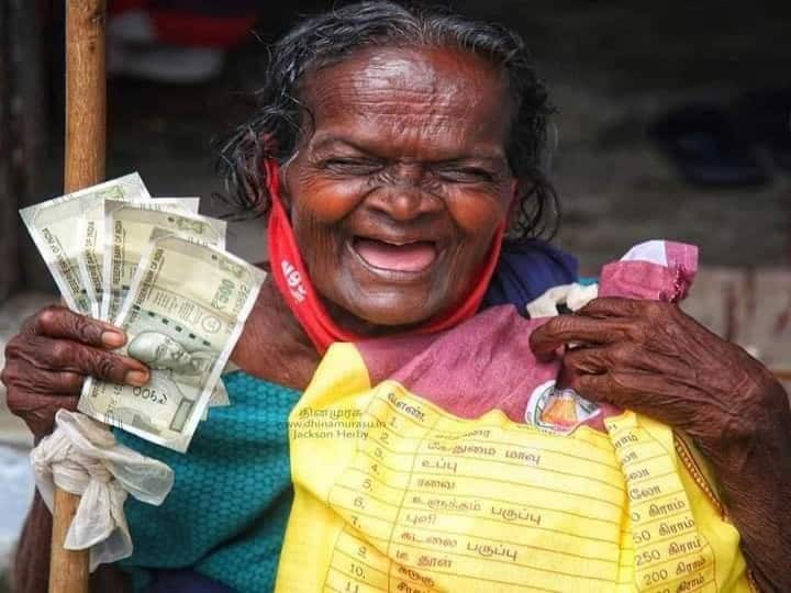 Grandma's photo viral photographer delight ‛சிரித்தது அவர்; மகிழ்ச்சி என்னமோ எனக்கு’  வைரல் பாட்டியை கிளிக் செய்த போட்டோ கிராபர் நெகிழ்ச்சி!