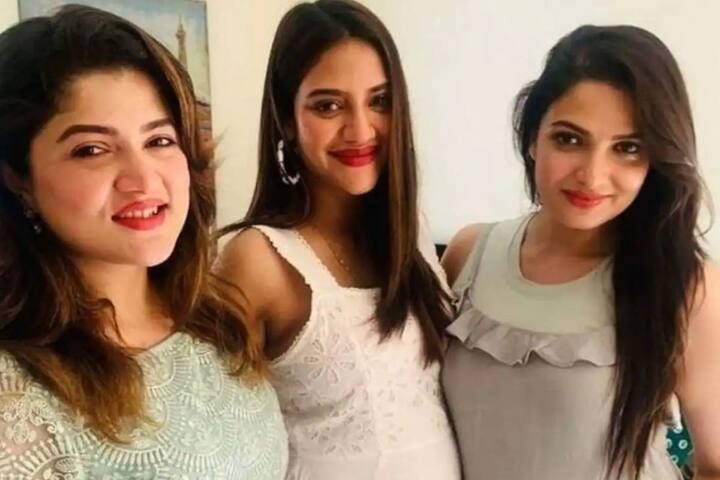 नुसरत जहां के फैन पेज कई तस्वीरें शेयर की गई हैं. इनमें वह बेबी बंप फ्लॉन्ट करते हुए नजर आ रही हैं.