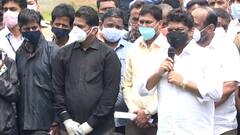 Maratha Reservation Protest : मराठा आरक्षणासाठी कोल्हापुरात मूक आंदोलन; आमदार राजू आवळे यांचं भाषण