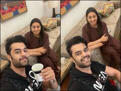 PICS: When Maniesh Paul Met Smriti Irani Over A Cup Of 'Kaadha'